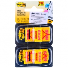 3M 报事贴 25.4mm*43.2mm 签名指示