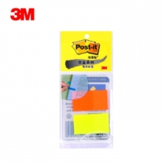 3M 报事贴 11*42mm 二色条形指示标签 分类标签贴便利贴便签条#687-2