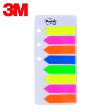 3M 报事贴 11*42mm 五色箭头指示标签 分类标签贴便利贴便签条#687-5A