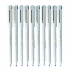 斑马(Zebra) 0.5mm经典顺滑签字笔 中性笔水性笔#BE-100，蓝色