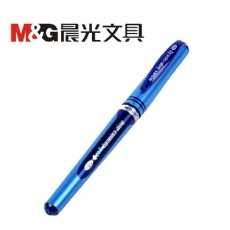 晨光(M&G) 1.0mm顺滑中性笔 加粗签名笔签字笔#AGP13604，蓝色，12支装