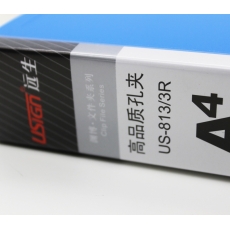 远生 1.5寸四孔夹打孔夹 O型夹打孔文件夹资料夹#US-814