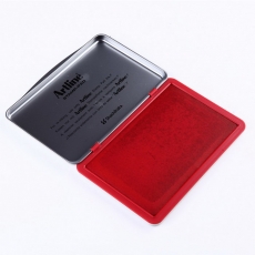 旗牌Artline 中号方形快干印台 快干印泥纱布#EHJ-2，红色