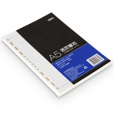 得力(Deli) 活页替芯 A5笔记本替芯 14孔适用得力3151#7938