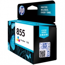 惠普(HP) 打印机墨盒 原装正品惠普墨盒#855，彩色