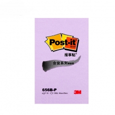 3M报事贴 76mm*50mm便条纸 便利贴告示贴 百事贴便签纸#656BP，紫色