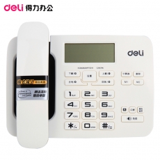 得力 大屏显示商务电话机 来电显示座机#794 