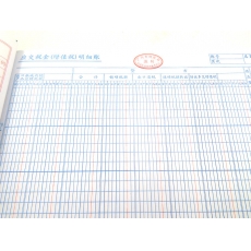 华苑 16K应交增值税明细账 应交税金（增值税）账，70页
