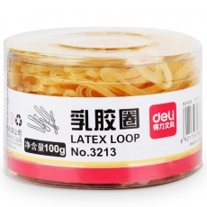 得力(Deli) 高弹力天然橡胶圈橡皮筋 #321