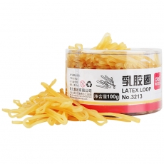 得力(Deli) 高弹力天然橡胶圈橡皮筋 #3213