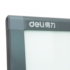 得力(Deli) 带架子钢化玻璃白板#8737 90*150cm