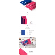 齐心 C5811 皮面笔记本 18K 82张